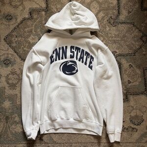 Penn State White Hooded Sweatshirt - Classic Collegiate Pullover